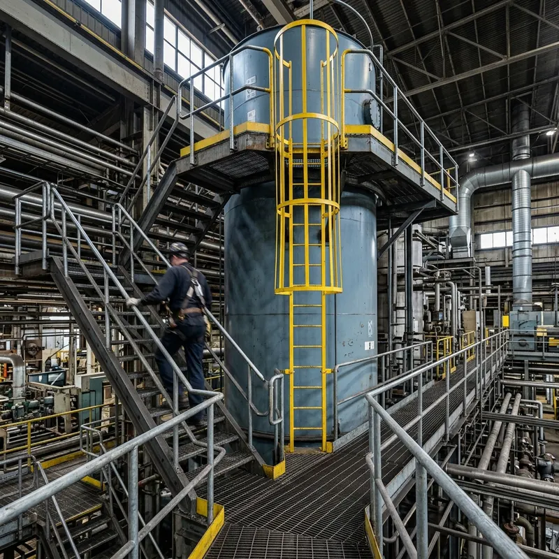 Escadas, Corrimão e Passarela industriais